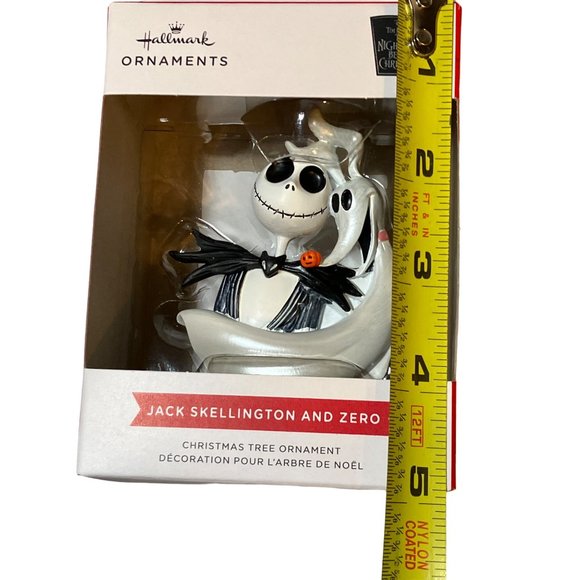 Hallmark The Nightmare Before Christmas Jack Skellington Zero Christmas Ornament - Picture 10 of 10